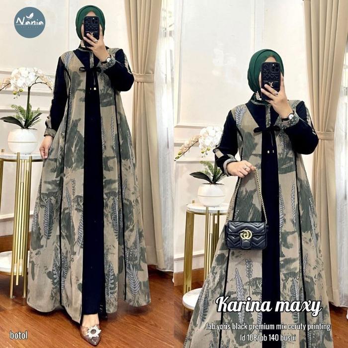 KARINA MAXY / KARINA DRESS / GAMIS KARINA / STANDART & JUMBO (LABEL MADANI) ORI