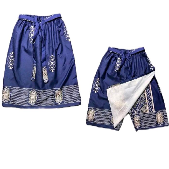 sarung instan sarcel usia 2-13 tahun fashion motif batik sarwon Katun Muslim Kaos Setelan Chino pend