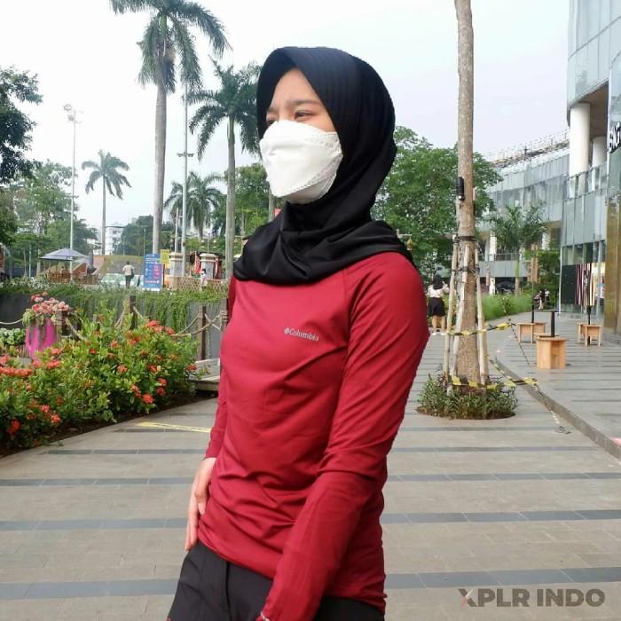 F✔FQ BAJU KAOS BASELAYER HIKING GUNUNG OUTDOOR WINTER COLUMBIA OMNI HEAT H✓6Y