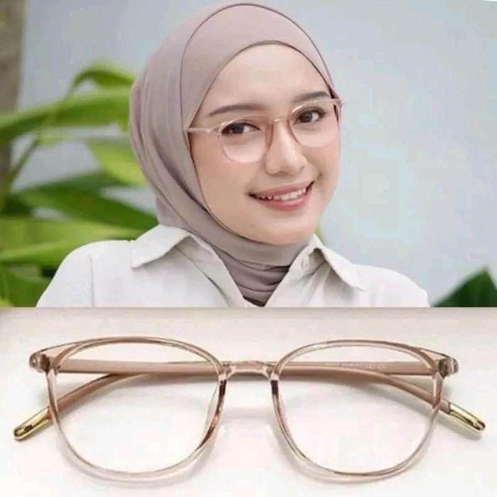 kacamata plus baca dan jalan lensa progresif tampa ada pembatas di lensa antiradiasi bluray untuk la