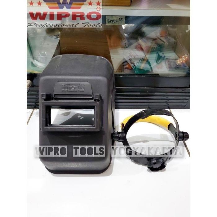 Wipro Topeng Las / Kedok Las / Helm Las Model Putar ( Tanpa Kaca )