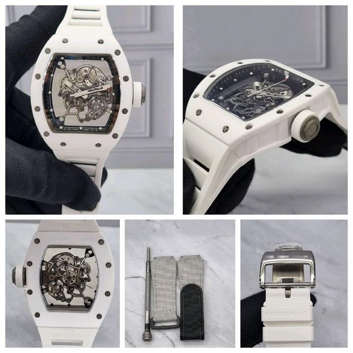 Dr.Jam II RM RM55 RM055 55 055 BBR BBRF V3 WHITE CERAMIC FREE STRAP TOP TIER 5