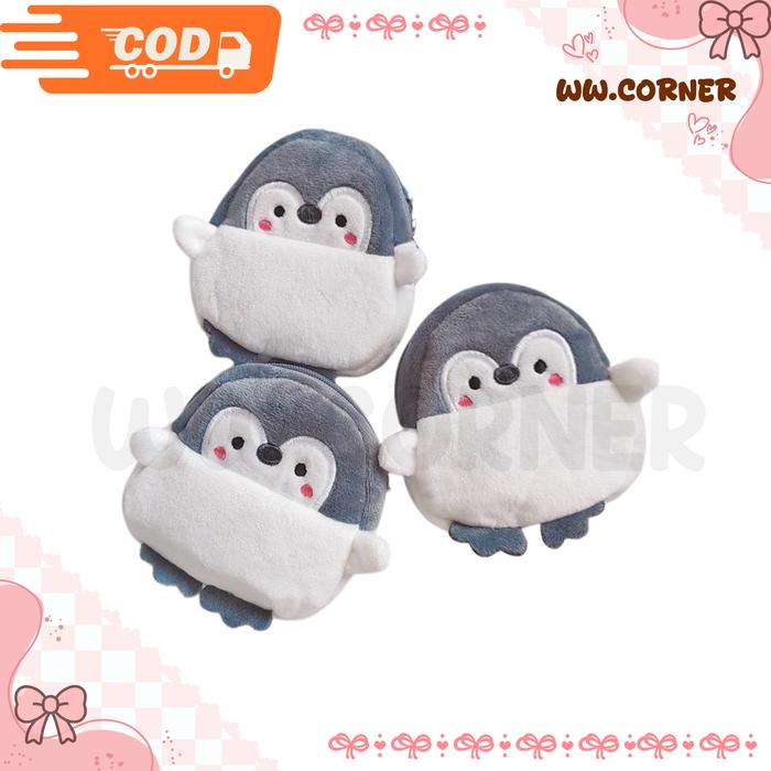 WWC Pinguin Dompet Karakter Lucu / Dompet Kecil Lucu / Dompet Anak Lucu