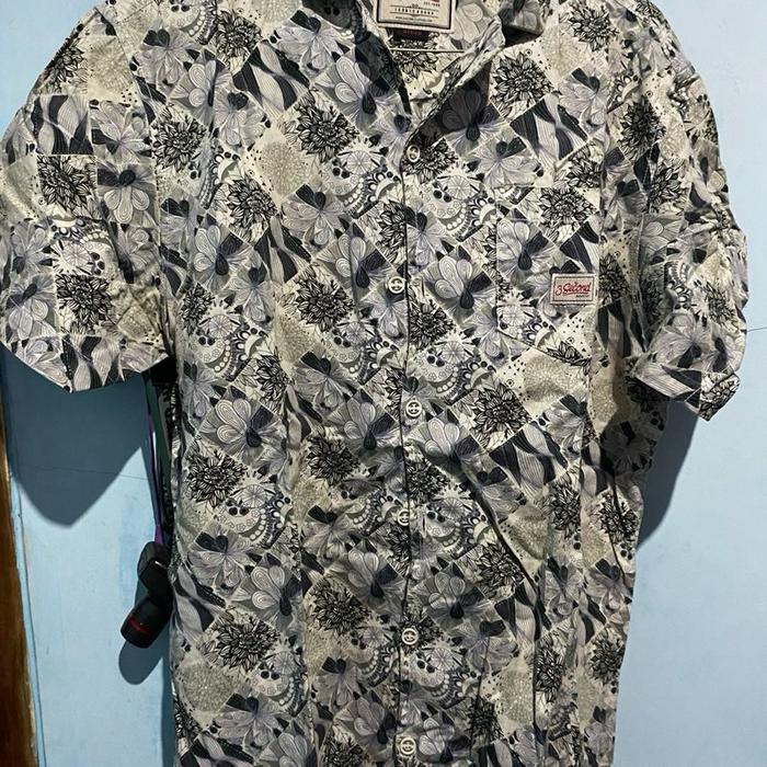 3 second pria kemeja Baju Cowok