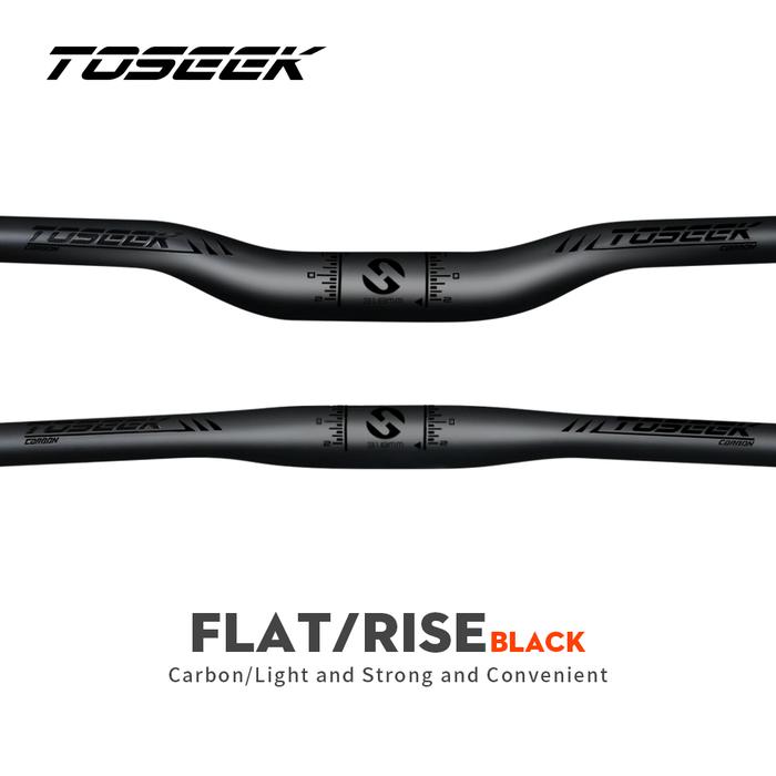 TOSEEK Mtb Carbon Handlebar Bicycle Handlebar 31.8*580-720/740/760mm