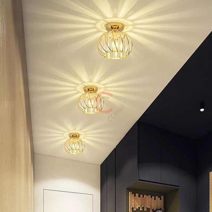 Lampu Plafon kristal Ceiling Minimalis Lampu kristal plafon rumah modern Untuk Ruang Tamu Kamar Tidu
