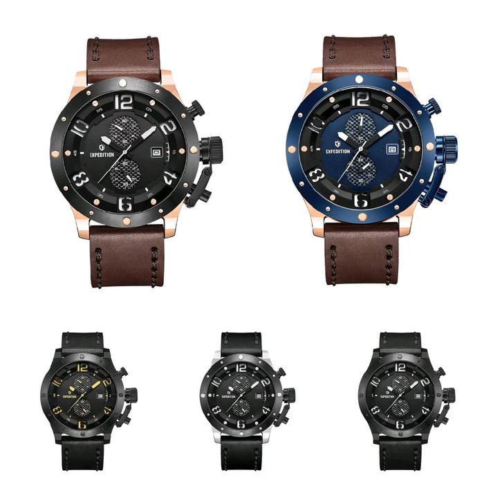Expedition Pria E 6381 M 6381 E6381 Leather Strap Original
