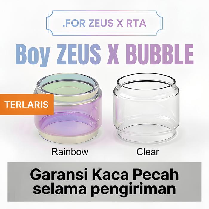SPECIAL Fat Boy ZEUS X RTA Replacement Glass | kaca cembung bubble
