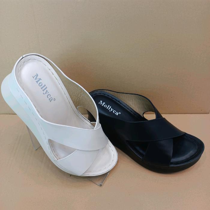 Mollyca Sandal Silang Import Kekinian - Sandal Perempuan Model Terbaru