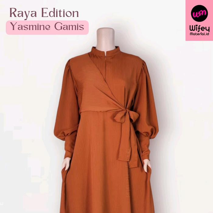 Gamis Yasmine Wifeymaterial.id Lebaran Anggun dan Mewah