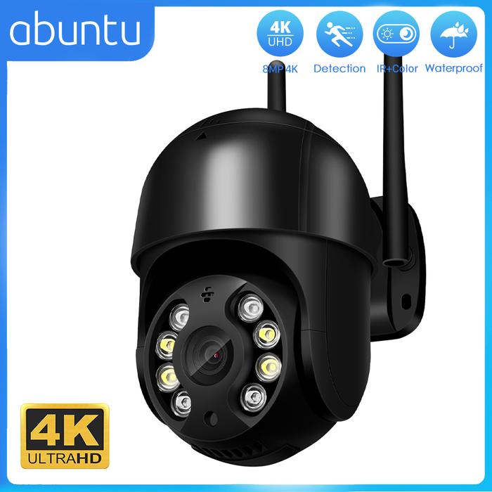 8MP 4K WIFI IP Camera 5MP Ultra HD PTZ Surveillance Camera Outdoor