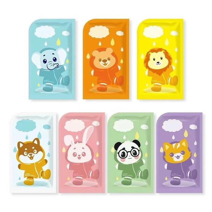 Jas Hujan anak kartu kemasan lucu Mudah Dibawa Sekali Pakai/Jas Hujan Kemasan Lucu/Cover Sepatu Plas