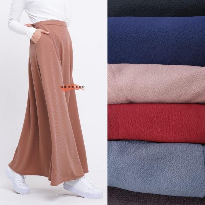 Rok Dewasa Panjang Bahan Babat Dan Wafel Model A