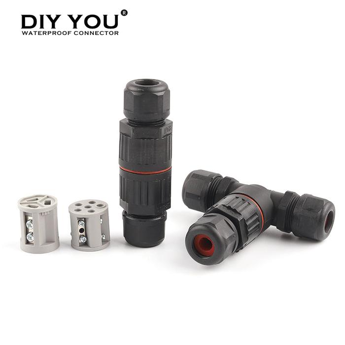 IP68 Waterproof Connector 2 Pin 3 Pin 5 Pin Electrical Quick Cable