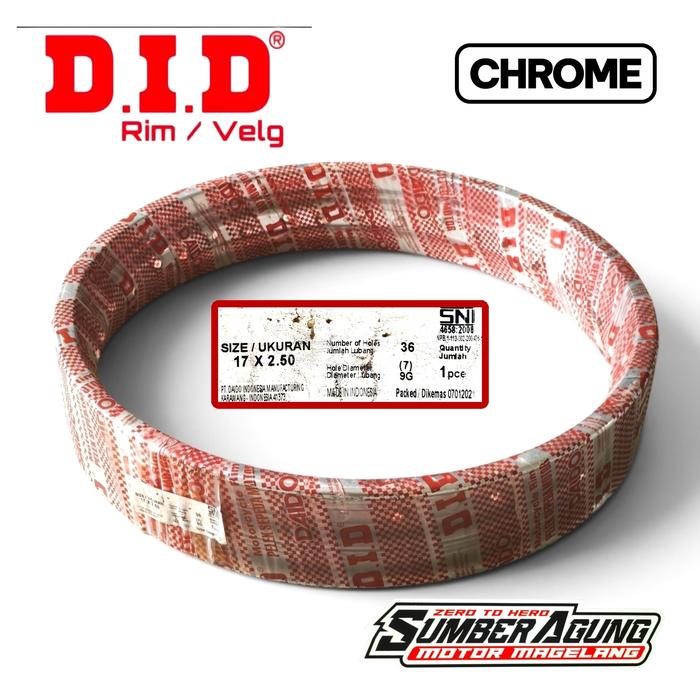 VELG DID ORIGINAL DAIDO 17X250 SNI