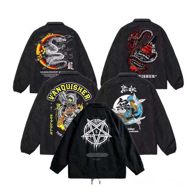JAKET COACH PRIA NAGA HITAM / JAKET NAGA HITAM / JAKET WINDBREAKERS / CJ PRIA MURAH MEMPHIS / JAKET
