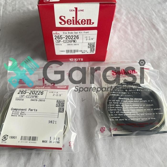 SEAL KIT CALIPER KALIPER KIT DEPAN Toyota Kijang KF50 / 5K /7K Kapsul SEIKEN JAPAN