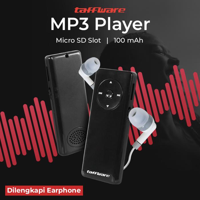 Mutiaramall - MP3 Player MicroSD | Walkman Portable | Pemutar Audio Mini
