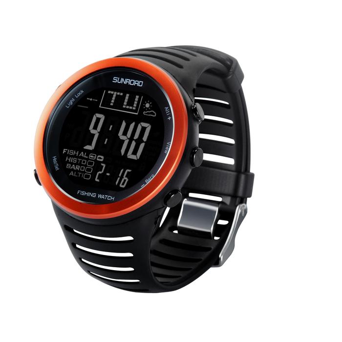Sunroad fishing sports watch men digital waterproof barometer
