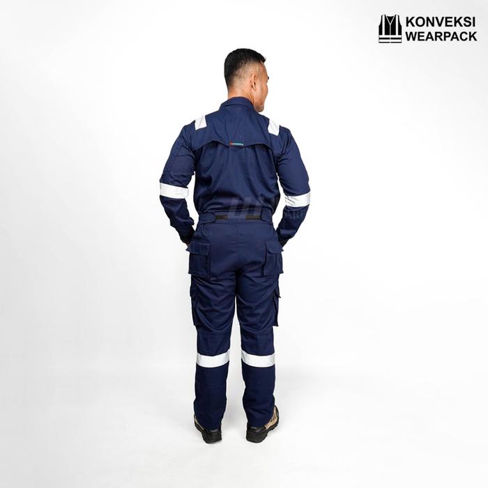 Weaack Terusan Coverall Biru Navy
