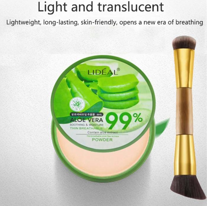 Foundation Makeup 99% Aloe Vera Softening Powder Waterproof Moisturizing Concealer Foundation Make U