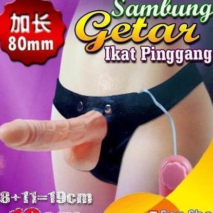 PRODUK BARU READY STOK-kdm sambung ikat pinggang G19cm condomm silicon jumbo sudah 1 set ikat pingga