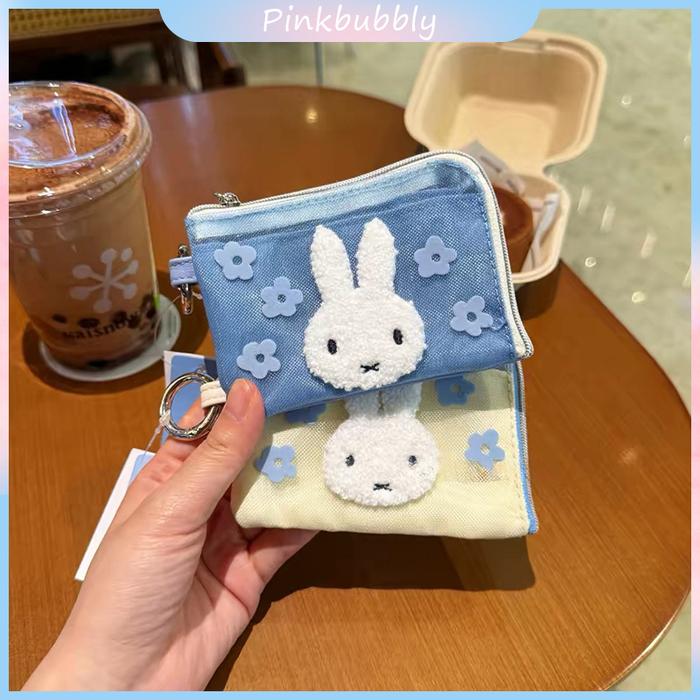 Tempat Kartu Bordir Bunga Miffy Tempat Kartu Miffy Gantungan Dompet Miffy Gantungan Tas Headphone Mi