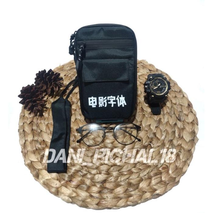 NEW REAL HP SLING BAG MINI TAS SELEMPANG DOMPET PRIA TAS HP TAS KECIL HAND BAG WATERPROOF TAH LEHER 