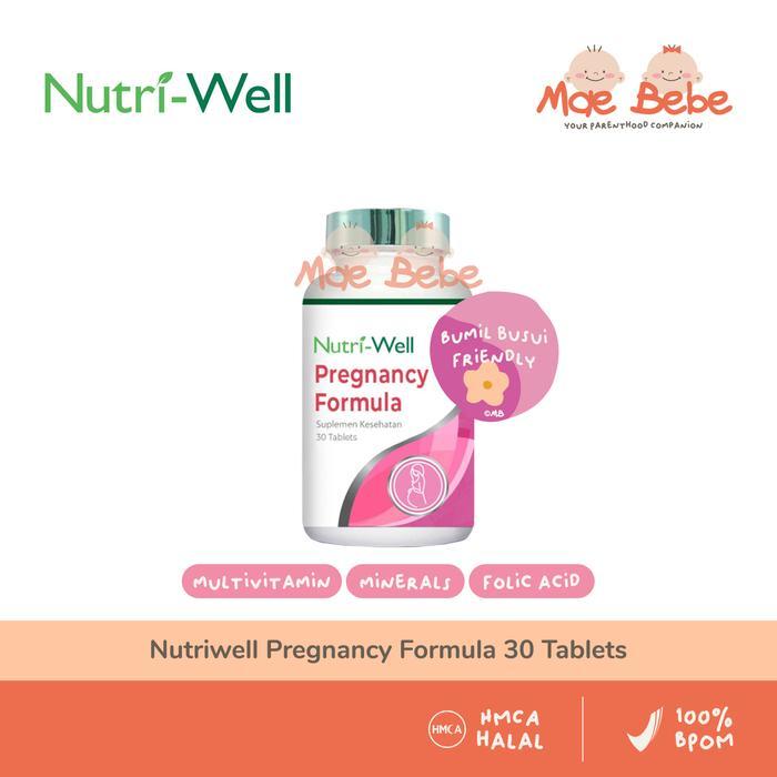 PROMO GUYS Nutriwell Pregnancy Formula Multivitamin Suplemen Kesehatan Vitamin Ibu Hamil Menyusui 30