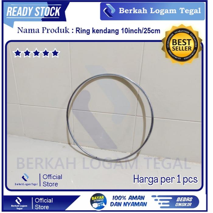 Ring tak dut kendang ketipung 10inci/25cm full crome