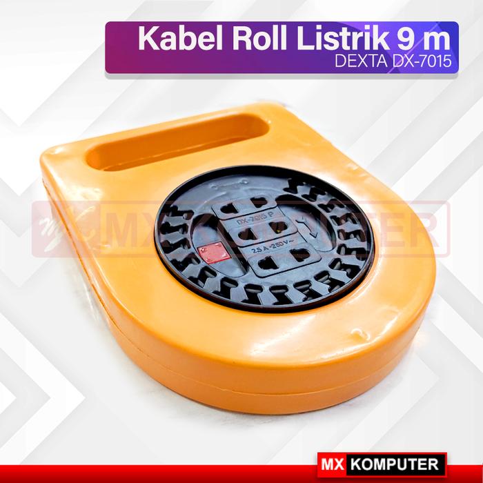 Kabel Roll Listrik 9M 9 Meter DEXTA DX-7015