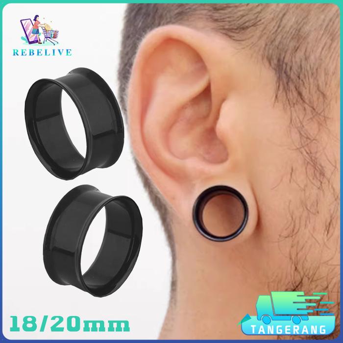 2pcs Anting Earplug Puercing Earplug Tunnel Expander Telinga Earplug