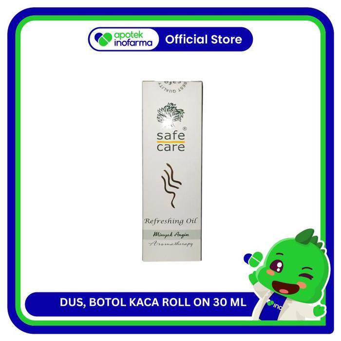 SAFE CARE REFRESHING OIL BOTOL KACA ROLL ON 30ML