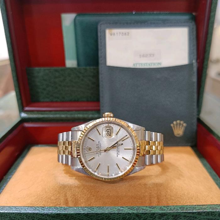 Rolex Jam Tangan Pria Model 16233 Automatic Dalam Kotak Original