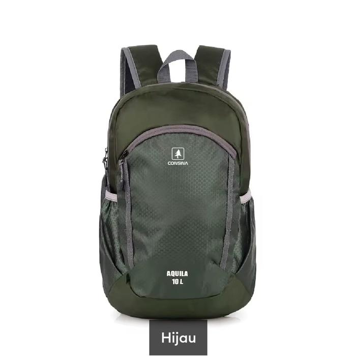 Tas Backpack Mini Consina 10 Liter - Ransel Mini 10 Liter Pria/Wanita Free Rain Cover