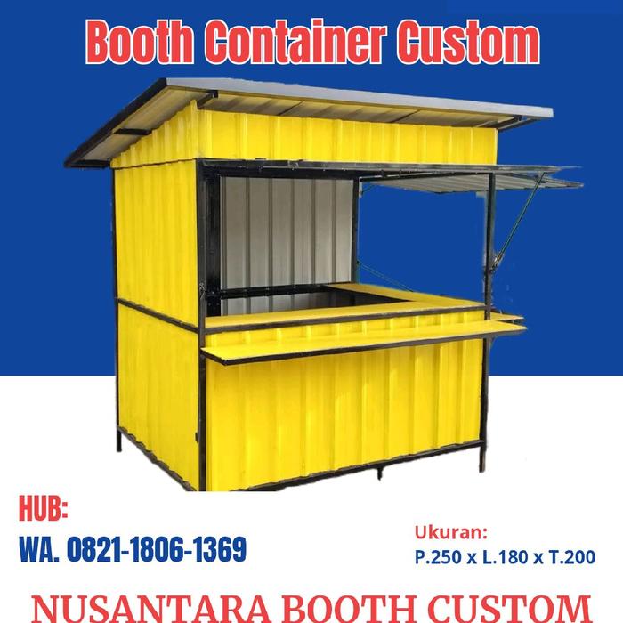 booth container jualan Booth Container Custom UMKM Murah Booth Container Cafe Mini Siap Pakai Booth