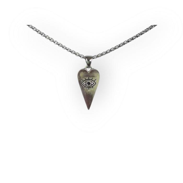 Kalung Rantai Titanium Silver Tahan Karat Elegan Pria Wanita Aksesoris Perhiasan Buat Hadiah dengan 