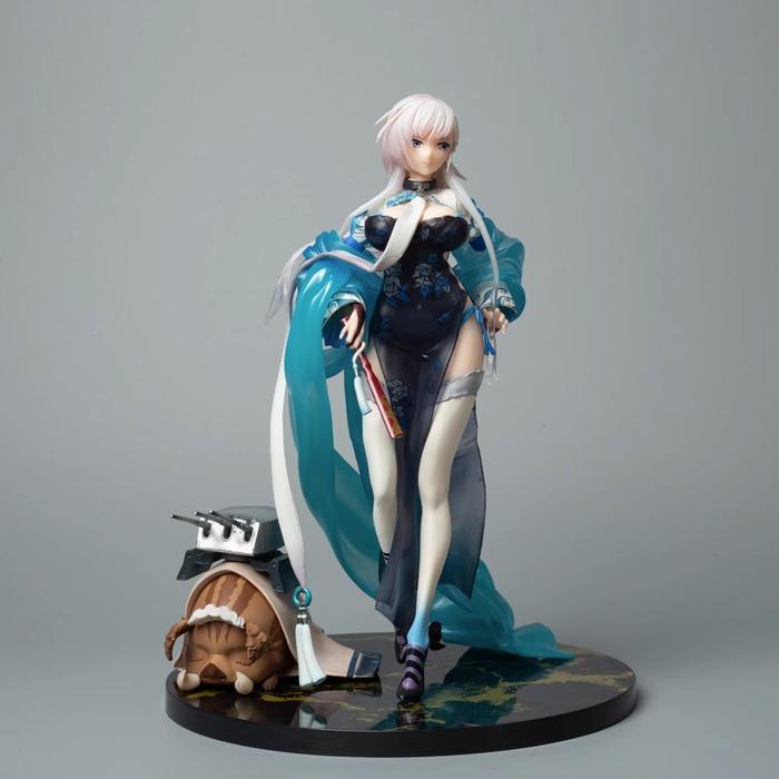 26cm Anime Game Peripheral Toys Gk Azur Lane Belfast Rose Of Caiyun