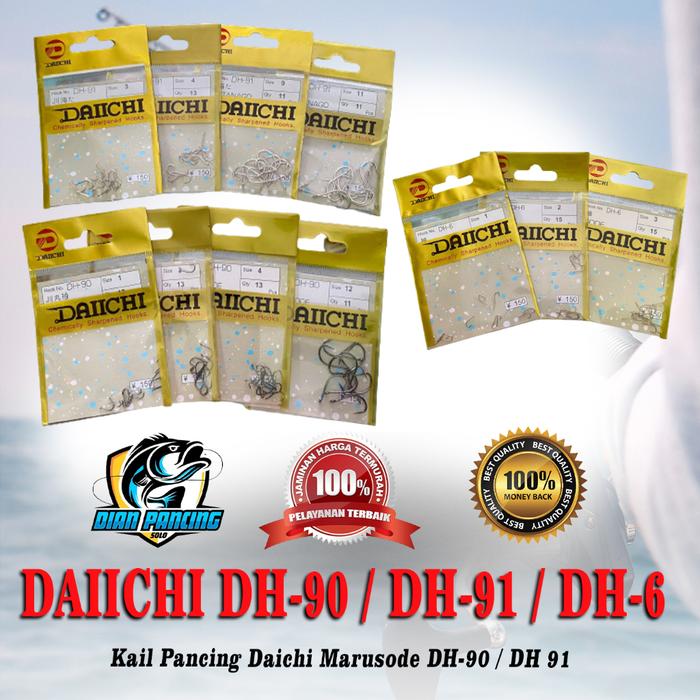 Mata kail Daichi / pancing Daiichi tipe DH91 DH92 dan DH 6