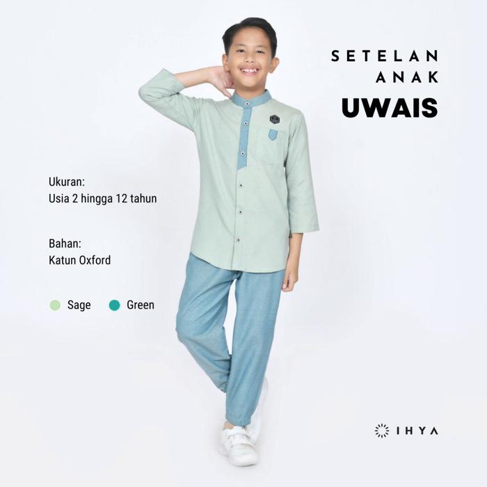 Setelan Anak Koko Uwais Sage Ihya Official Celana Jogger
