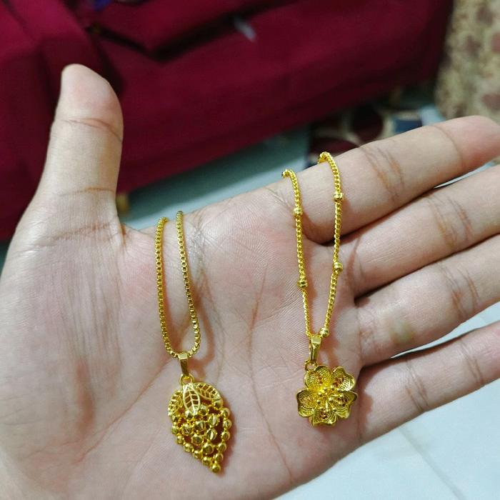 Kalung lapis emas asli 24 Karat