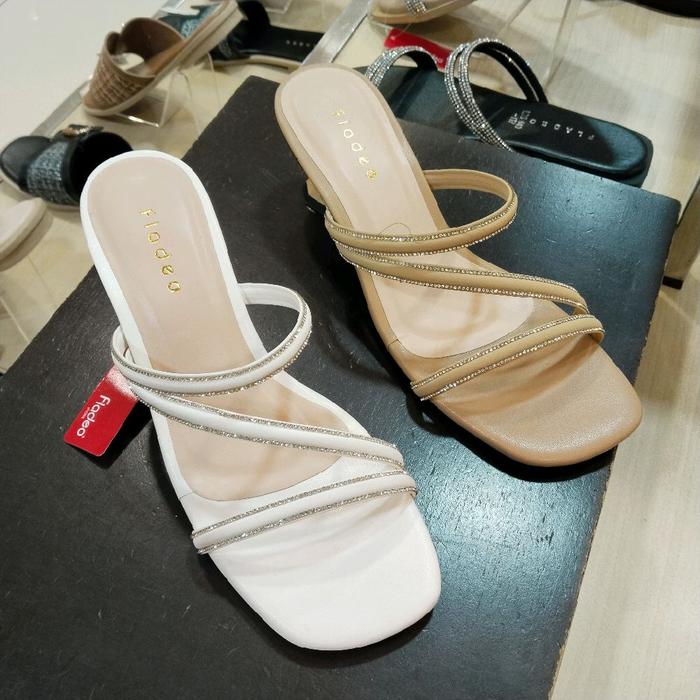 FLADEO sandal heels wanita hak7cm blink blink