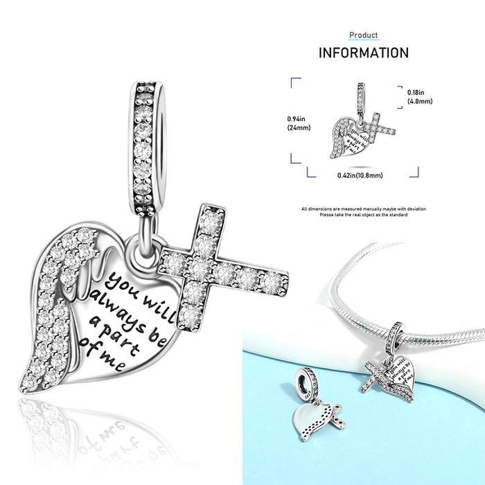 925 Sterling Silver Sea Turtle Loong Bear Cross Monkey Dangle Charms Fit Original Bracelet Beads Diy