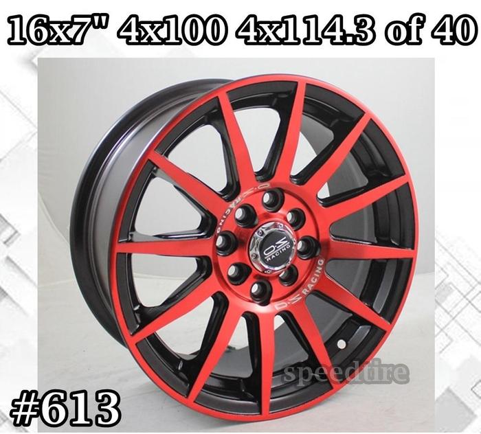SALE Velg Mobil R16 4x100 4x114.3 OZ model 613 Avanza Xenia