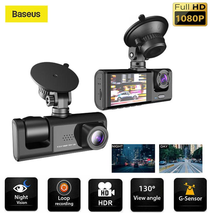 Baseus Dash Cam For Cars W/ IR Night Vision Loop Recording & 2" IPS