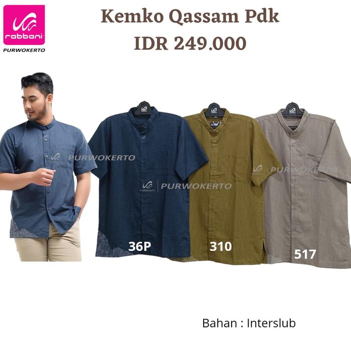 RABBANI - KEMEJA KOKO QASSAM PDK / KEMKO QASSAM RABBANI