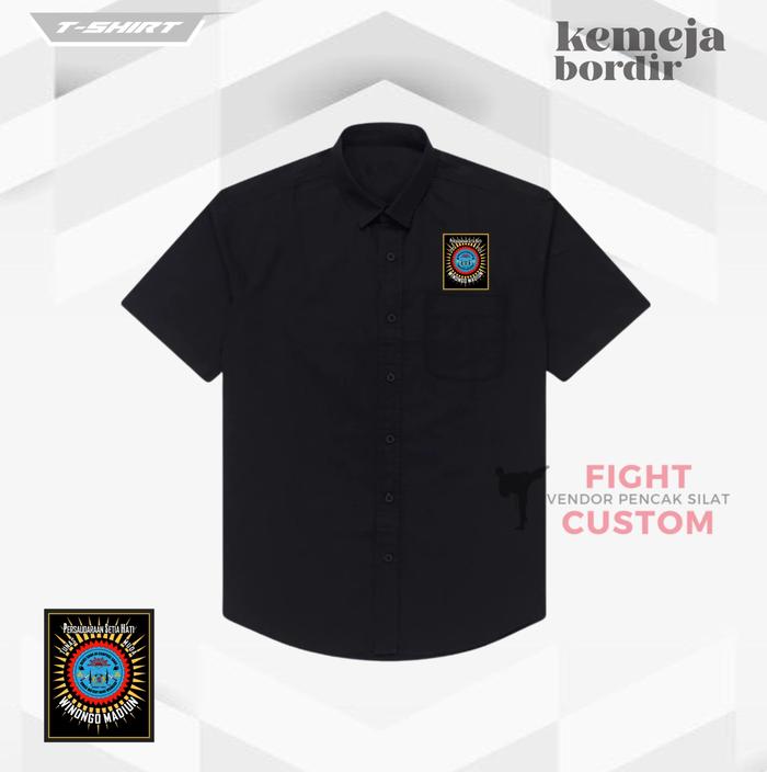 HEM KEMEJA PSHW BORDIR HALUS TERBARU KEKINIAN