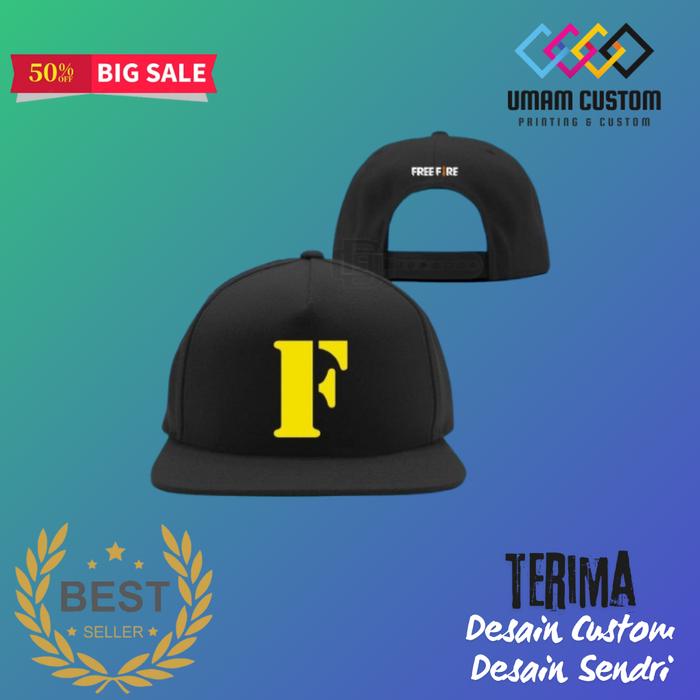 Import Quality Topi Snapback FREEFIRE FF LETDA HYPER SEASON 2 Pria & Wanita LETDA HYPER