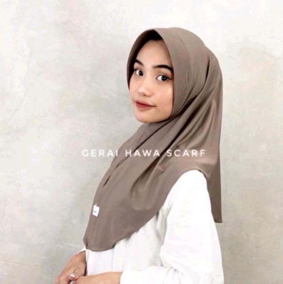KEENAN Hijab Bergo Syari Instan Wanita Muslim Size M - Kerudung