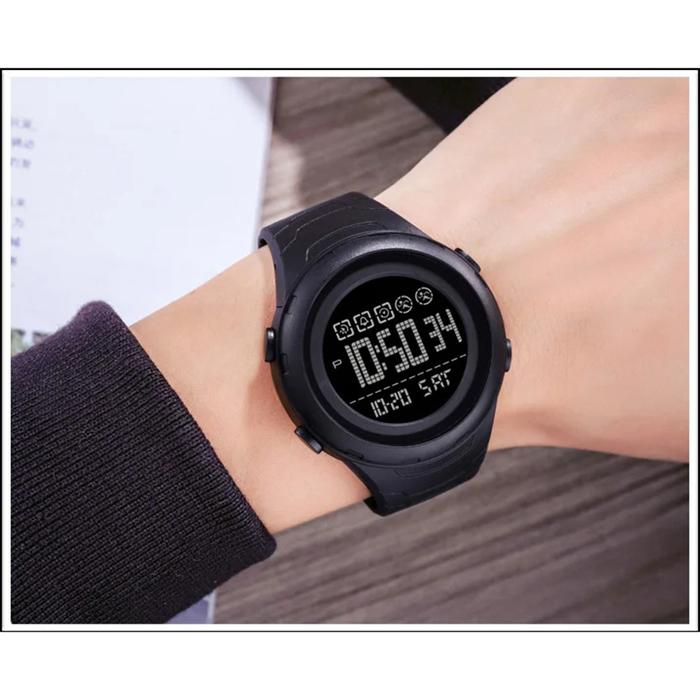 SKMEI Jam Tangan Digital Pria - 1674 Elegan Kaca